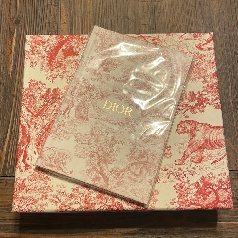 Dior blank journal with box